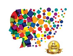 A colorful illustration of a woman and best seller award